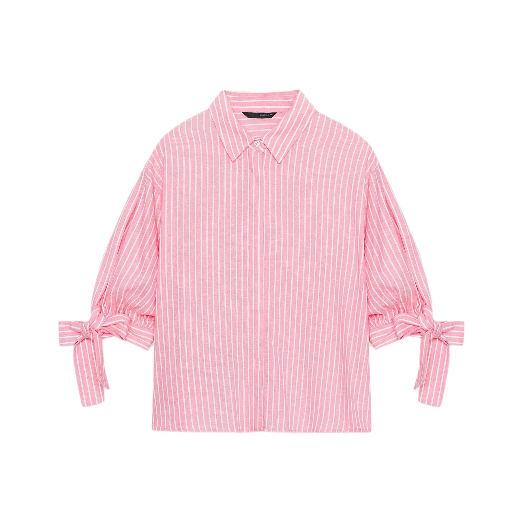 ZARA Розовые/Белые Женские Рубашки