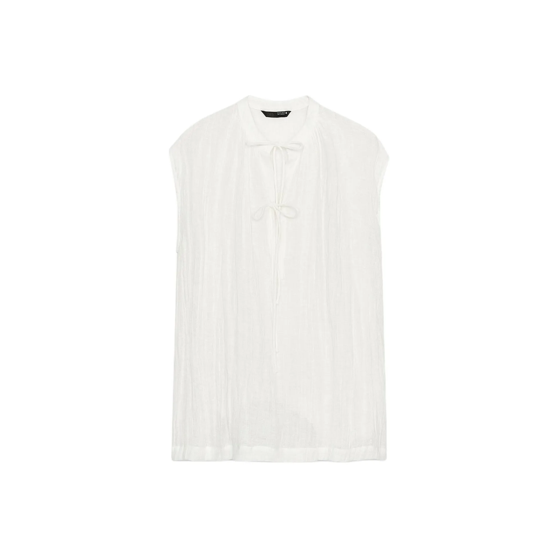 ZARA ZW Series Морозный Белый Женские Рубашки