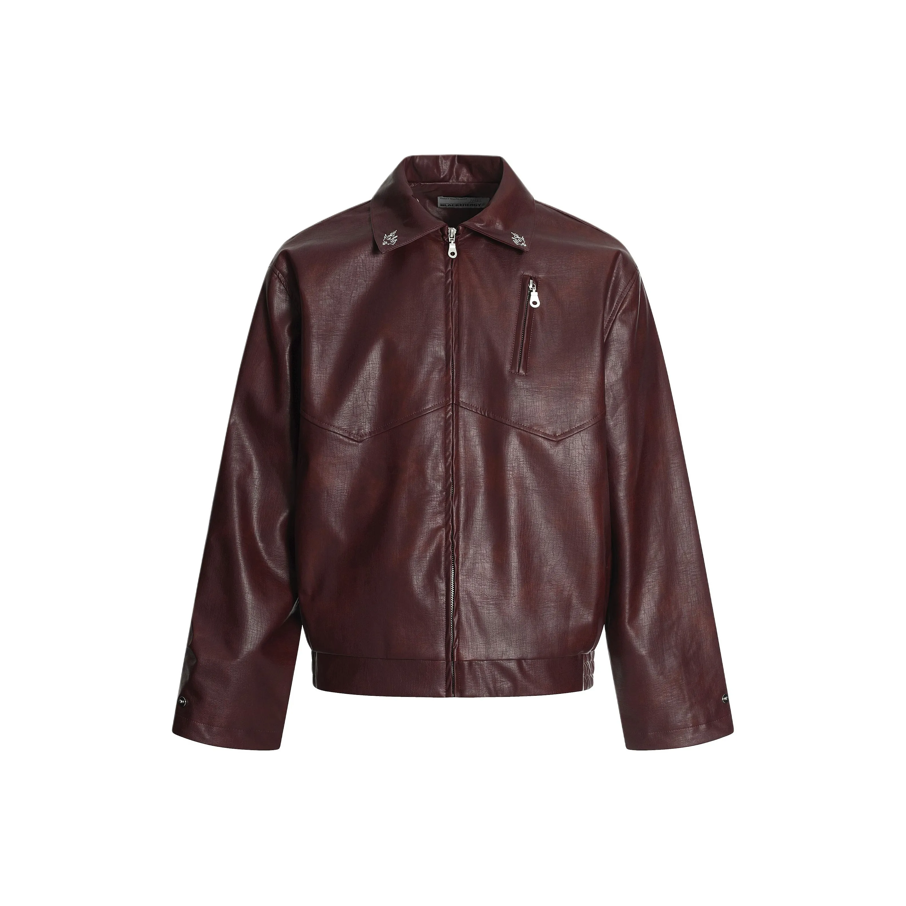 HIPHOPPUNKS Кожа Куртка Мужская