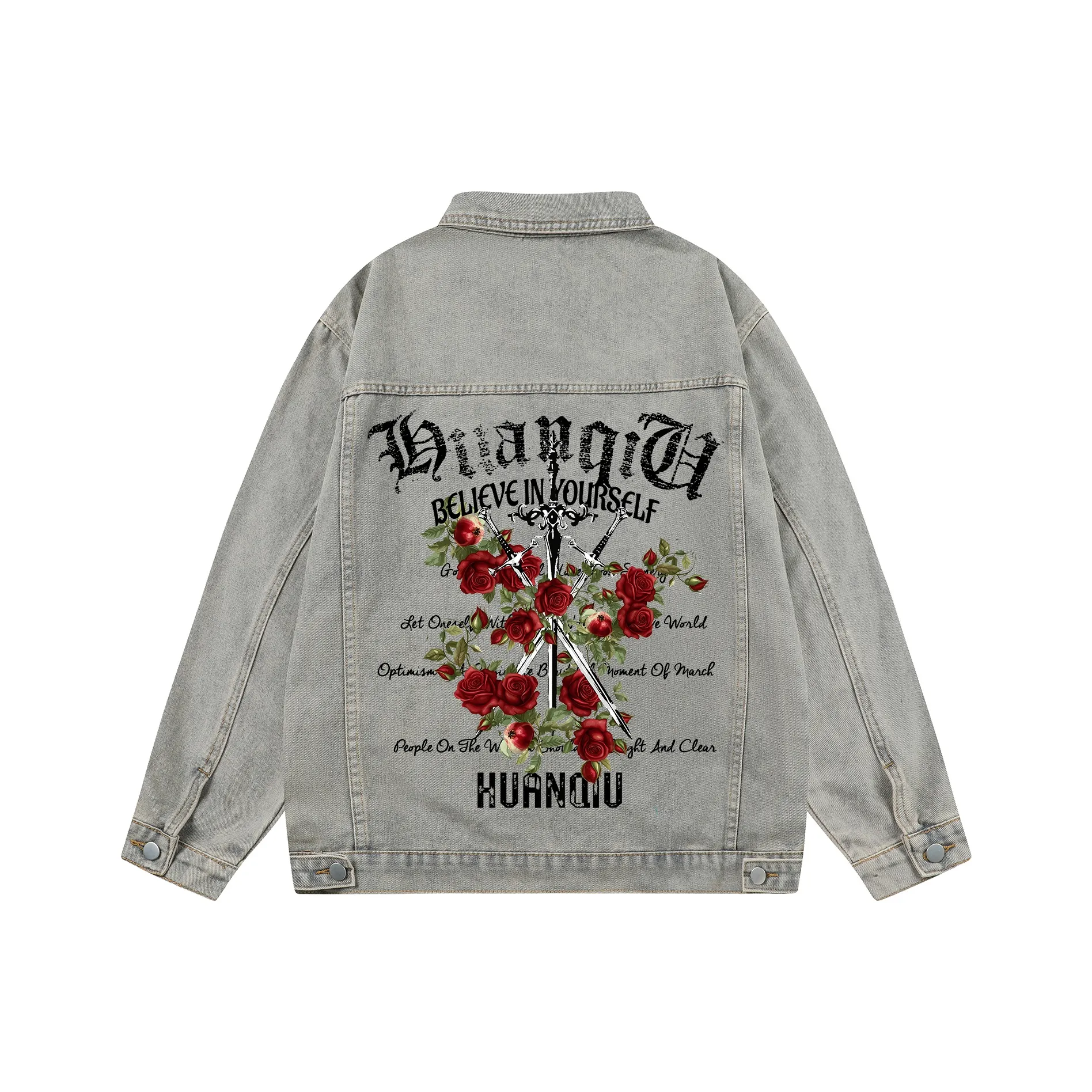 HUANQIU Унисекс Джинсовые Куртки