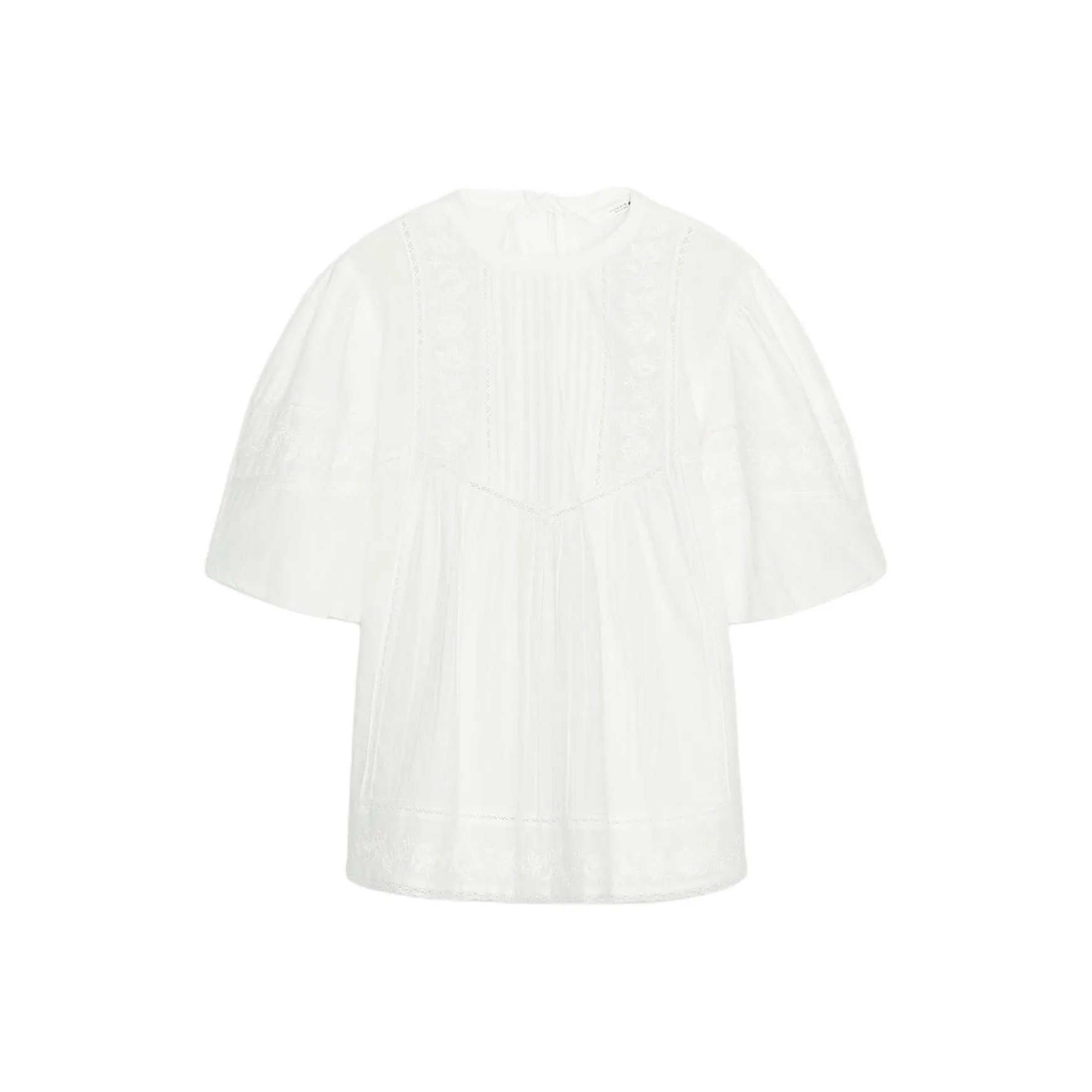 ZARA ZW Series Морозный Белый Женские Рубашки