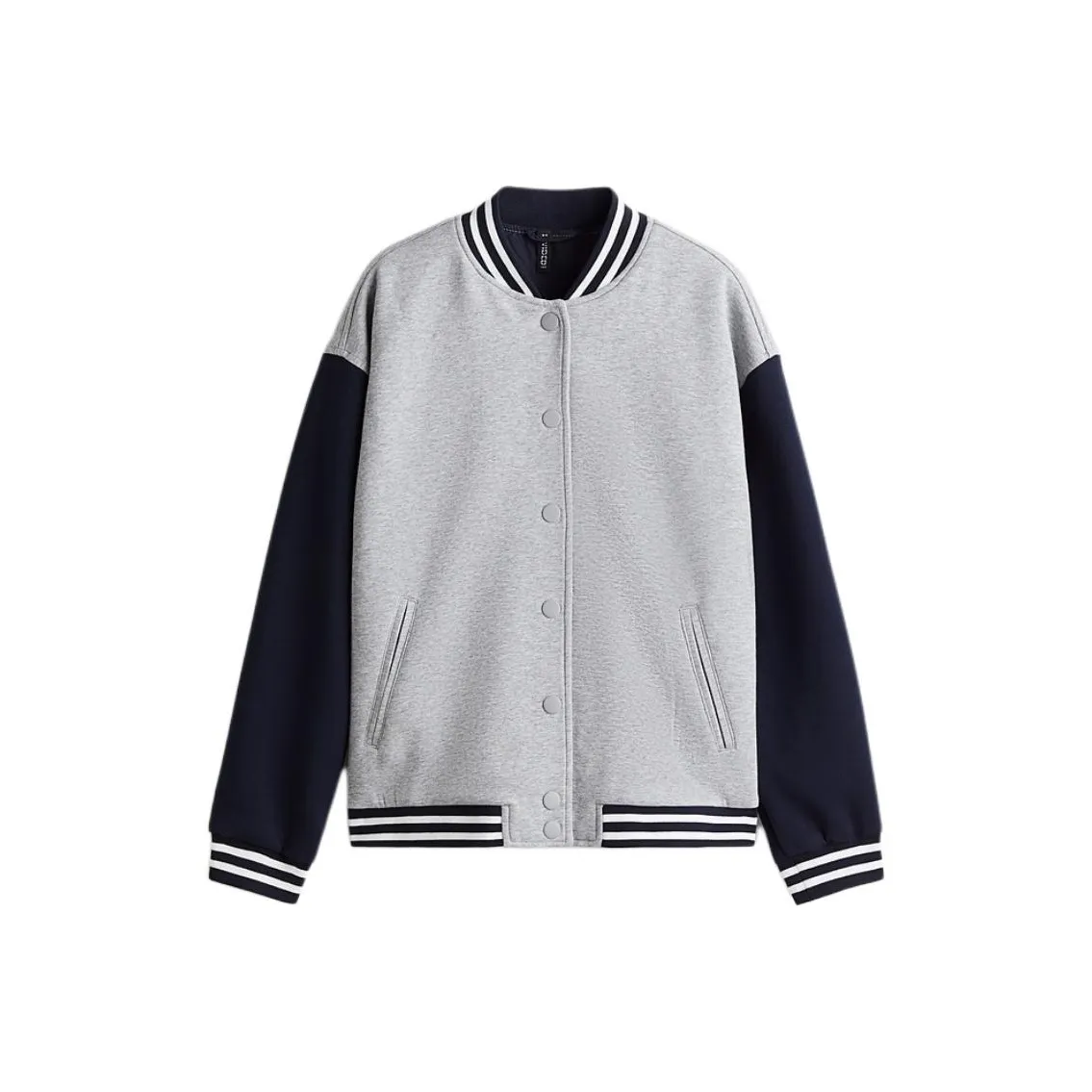 H&M Смешанный Светло-Серый/Многоцветный Женский Бейсбольный Джерси