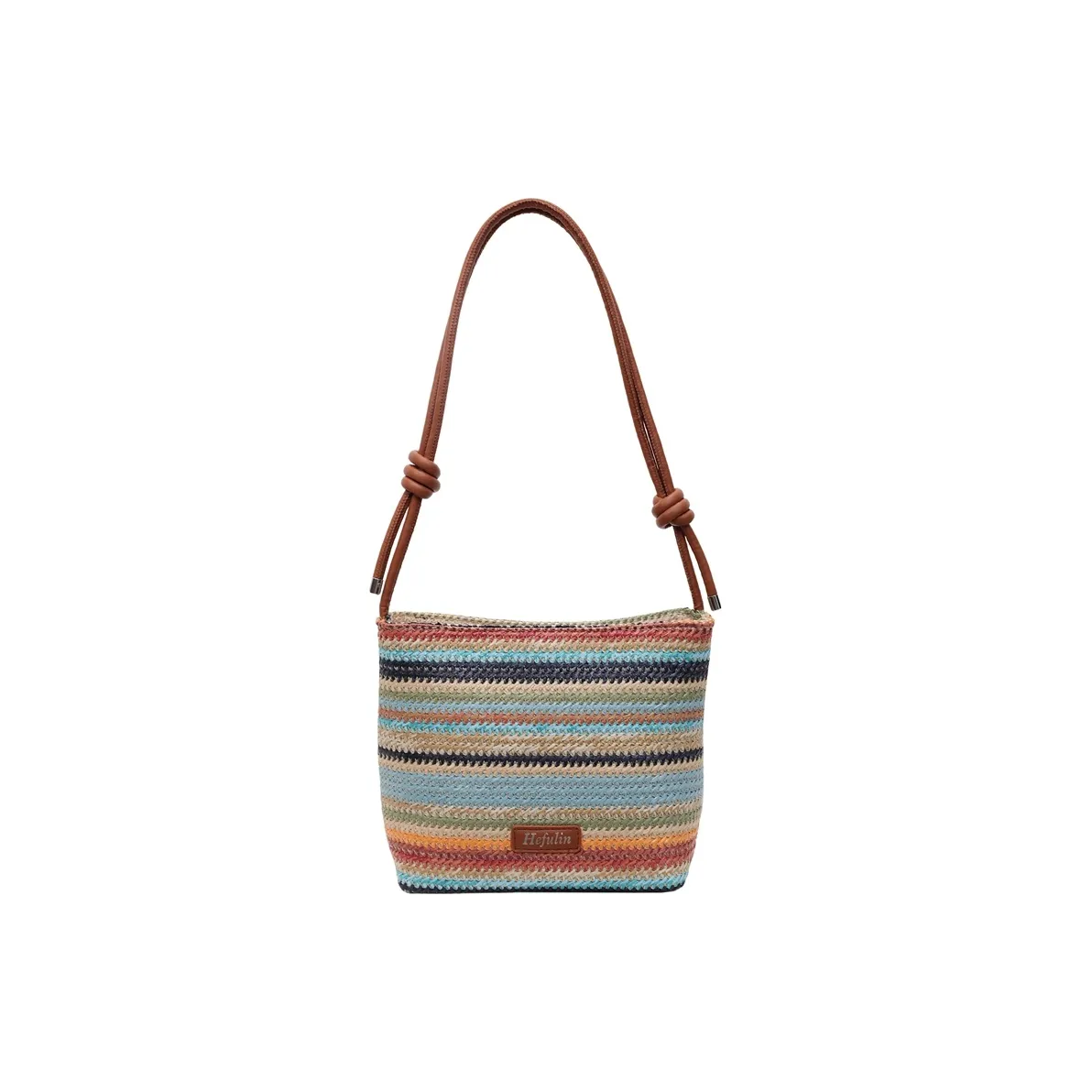 LEXI Плетеная соломенная сумка-тоут сумка через плечо стандартная женская многоцветная