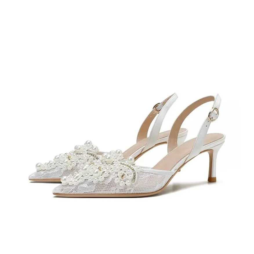 CAOT Узкий каблук Высокие каблуки Женские Белые