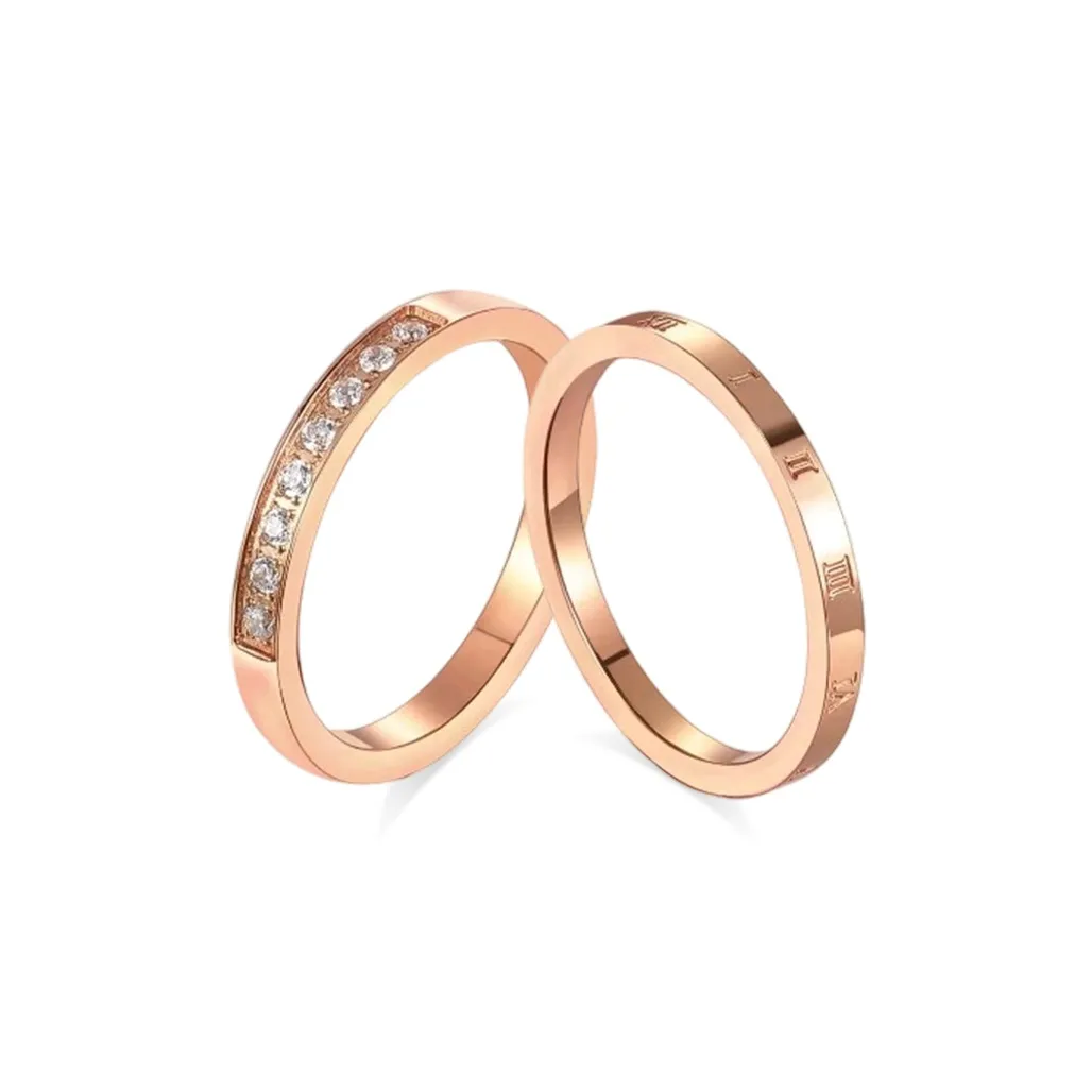 JOYDINNY Кольца из искусственного топаза унисекс