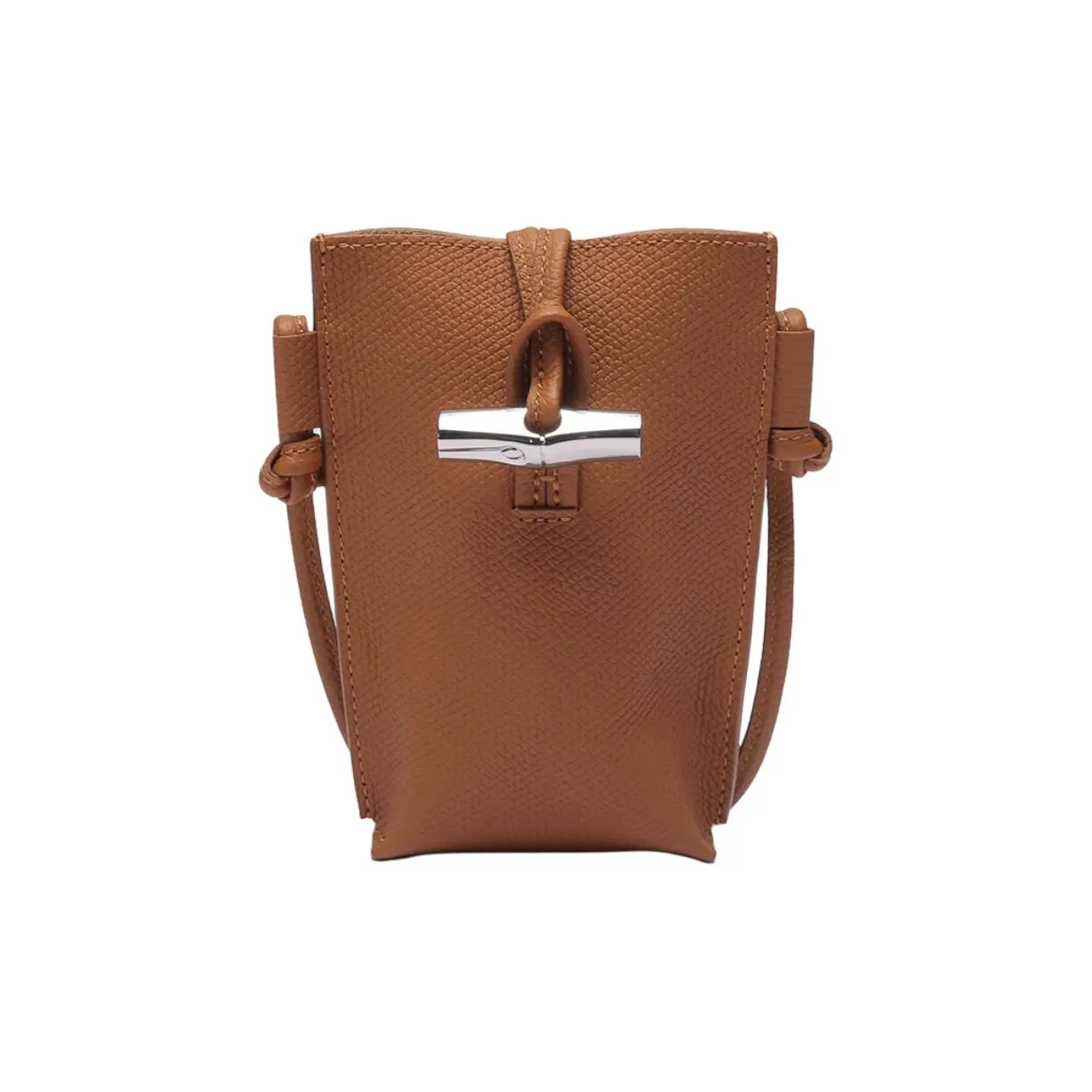 LONGCHAMP Roseau Leather Phone Holder