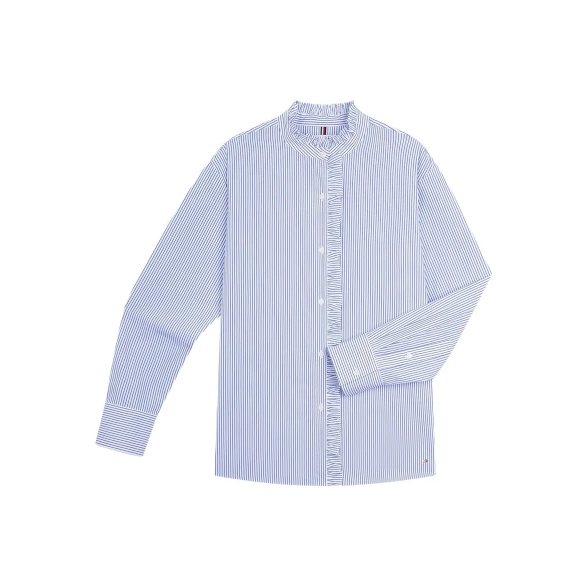 Tommy Hilfiger Синие Белые Полоски 0X7 Женские Рубашки