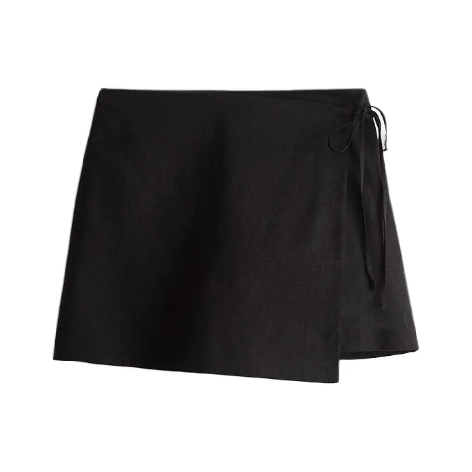 H&M Черные Повседневные Шорты для Женщин