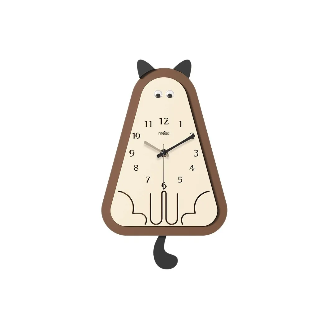 Meishida Механизм с плавным ходом секундной стрелки Стена Часы Унисекс