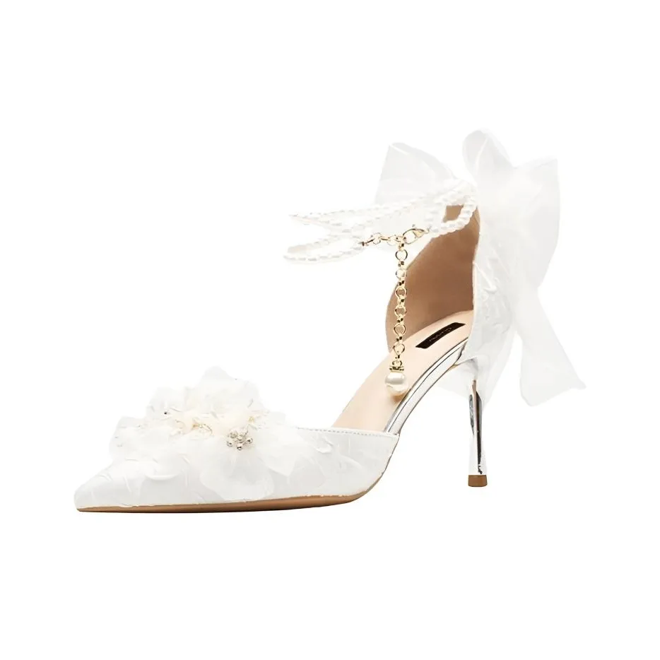 RoseDoris Высокие каблуки Женские Белые