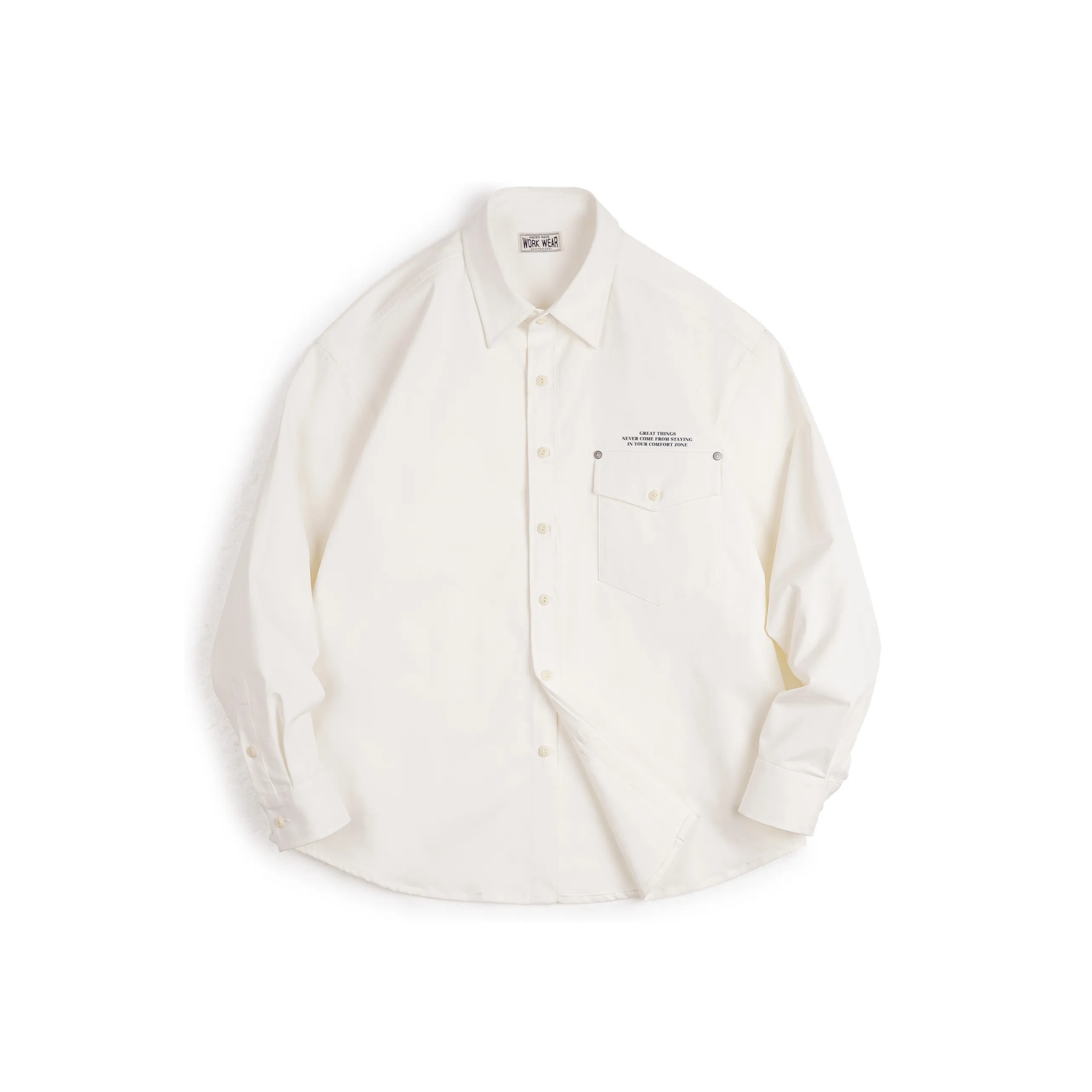 MADEN Айвори Мужские Рубашки