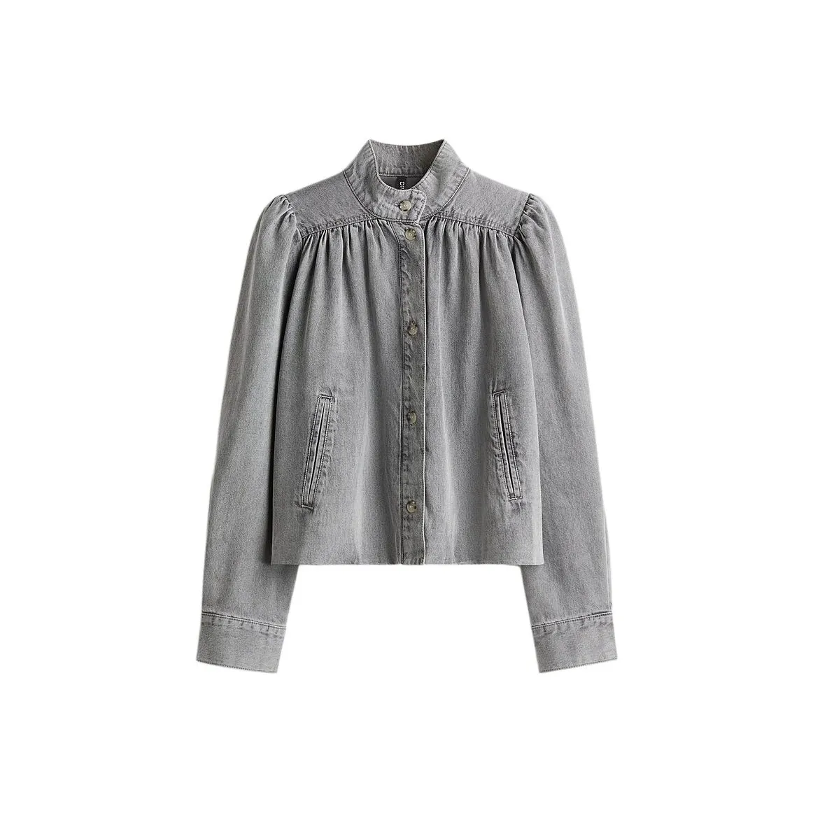 H&M Джинсовый серый Женская Джинсовая Куртка