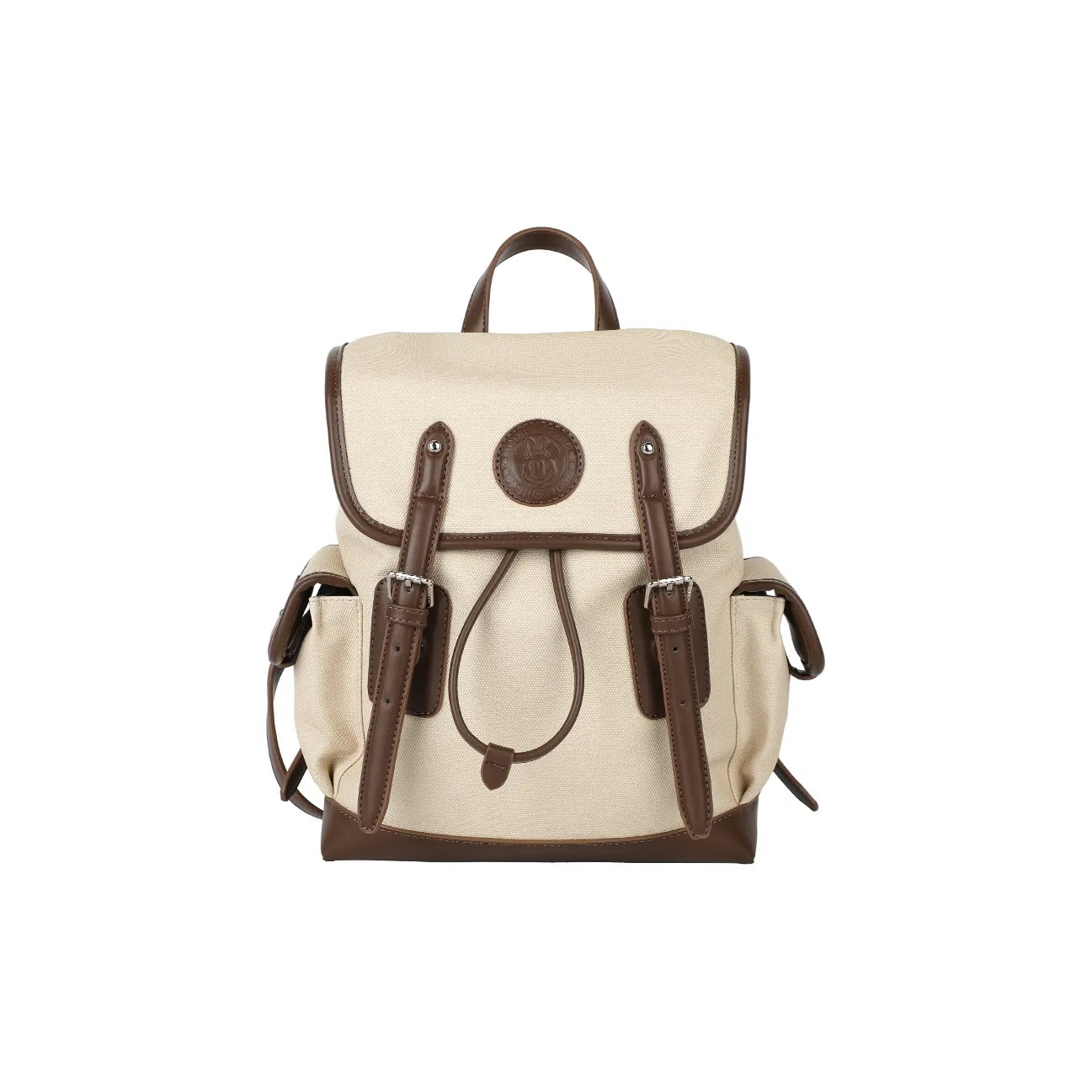 MESUCA ×Disney Коллаборация Mickey Series Синтетическая кожа Рюкзак Женские Черный коричневый