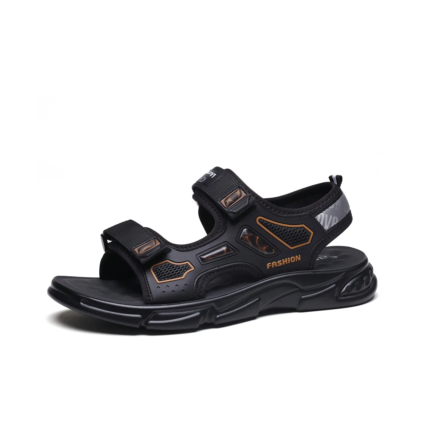 AIBAOLUO Пляжные сандалии Мужские Черные