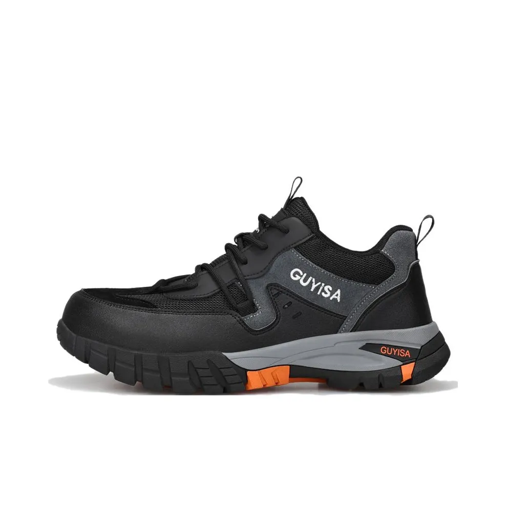 GUYISA Безопасность и Защитная Обувь Низкий Топ Черный Унисекс
