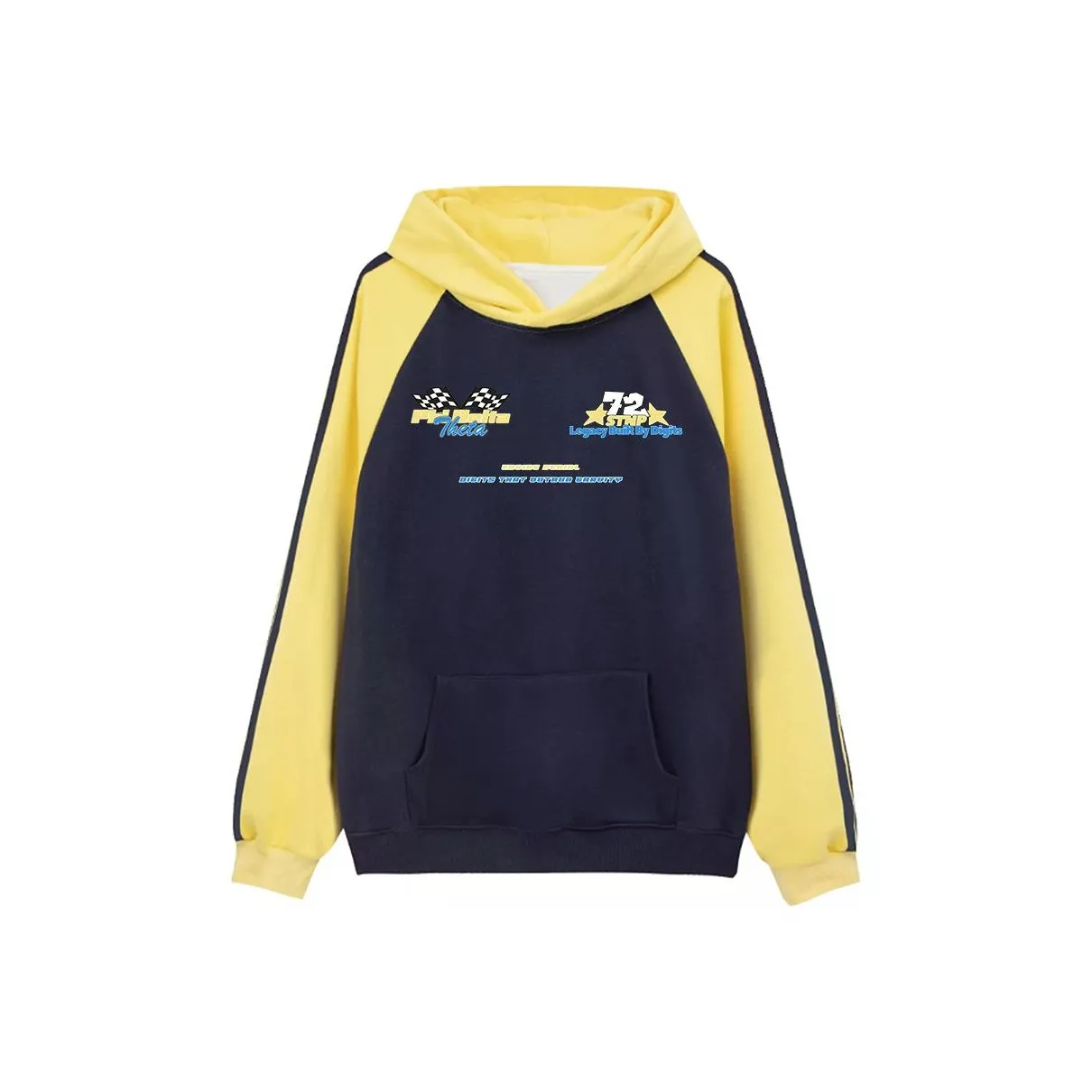 XDFM Толстовка Роскошная уличная одежда Винтаж Толстовка Топ Унисекс