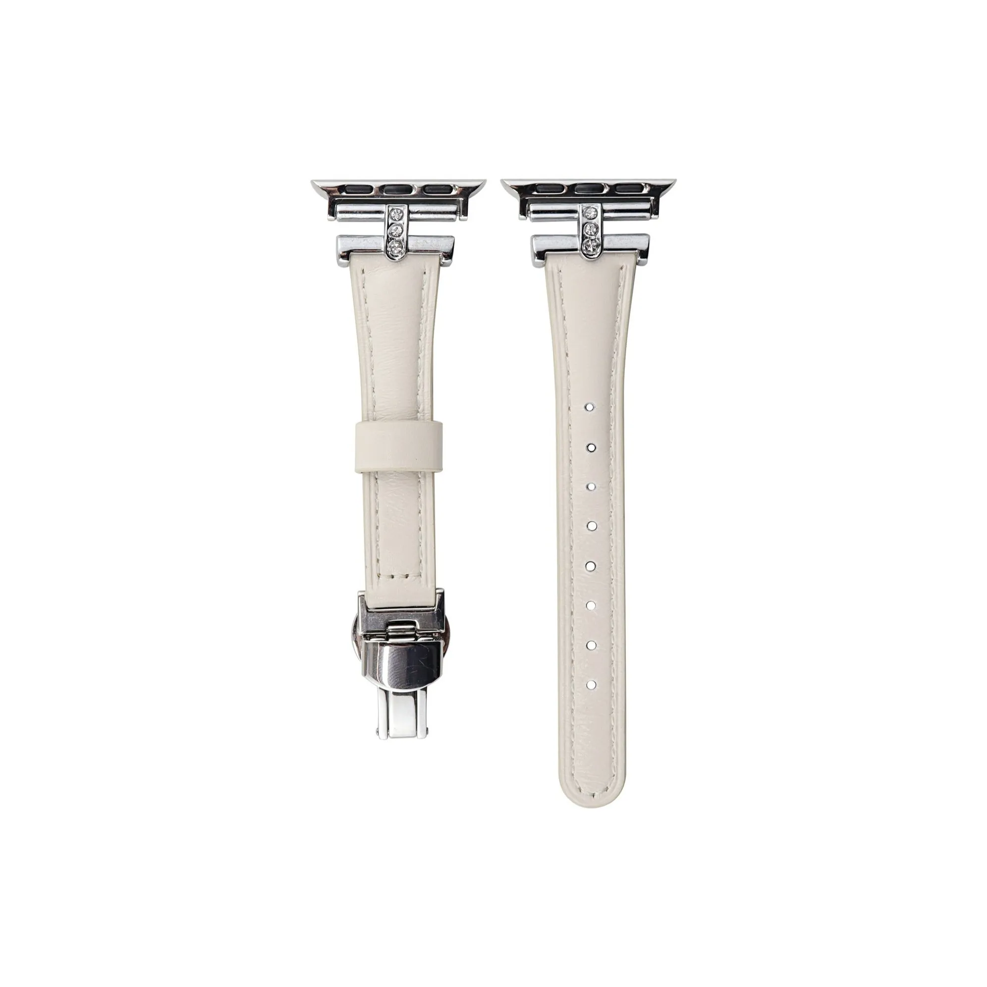 TooGowa Ремешок Apple Совместимость Металл Кожа Материал