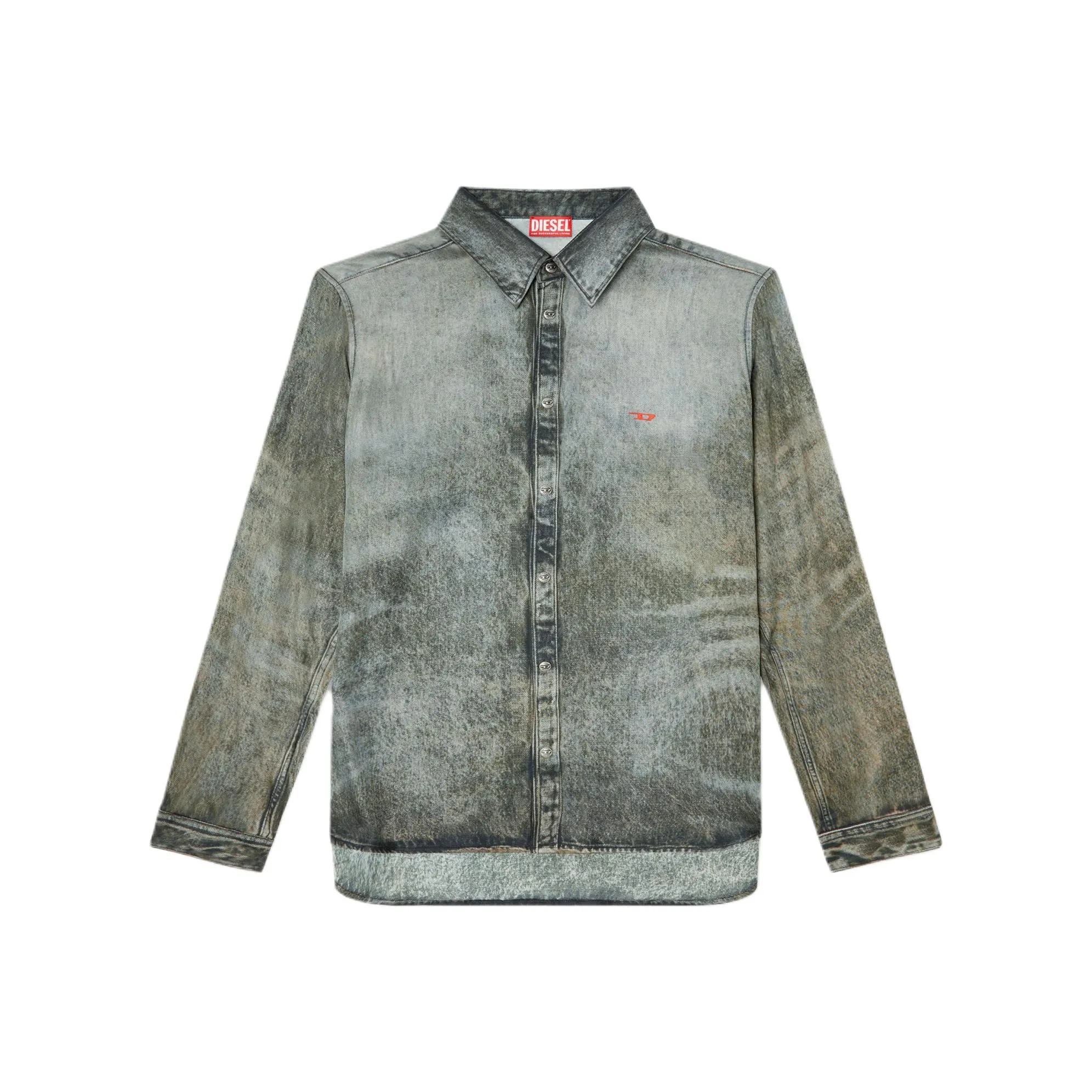 DIESEL Серые Мужские Рубашки