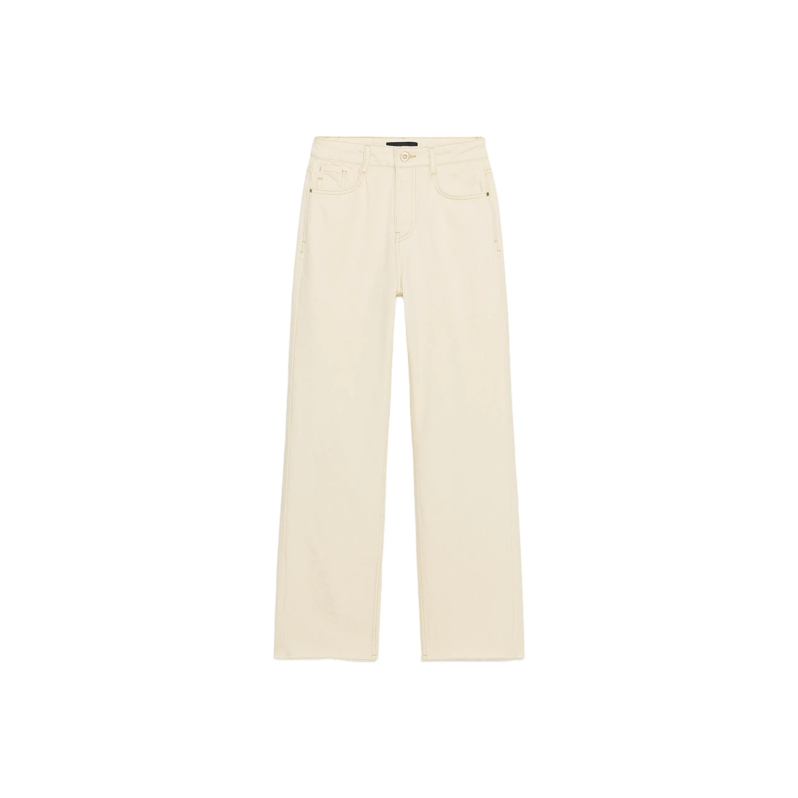 ZARA Белый Женские Джинсы