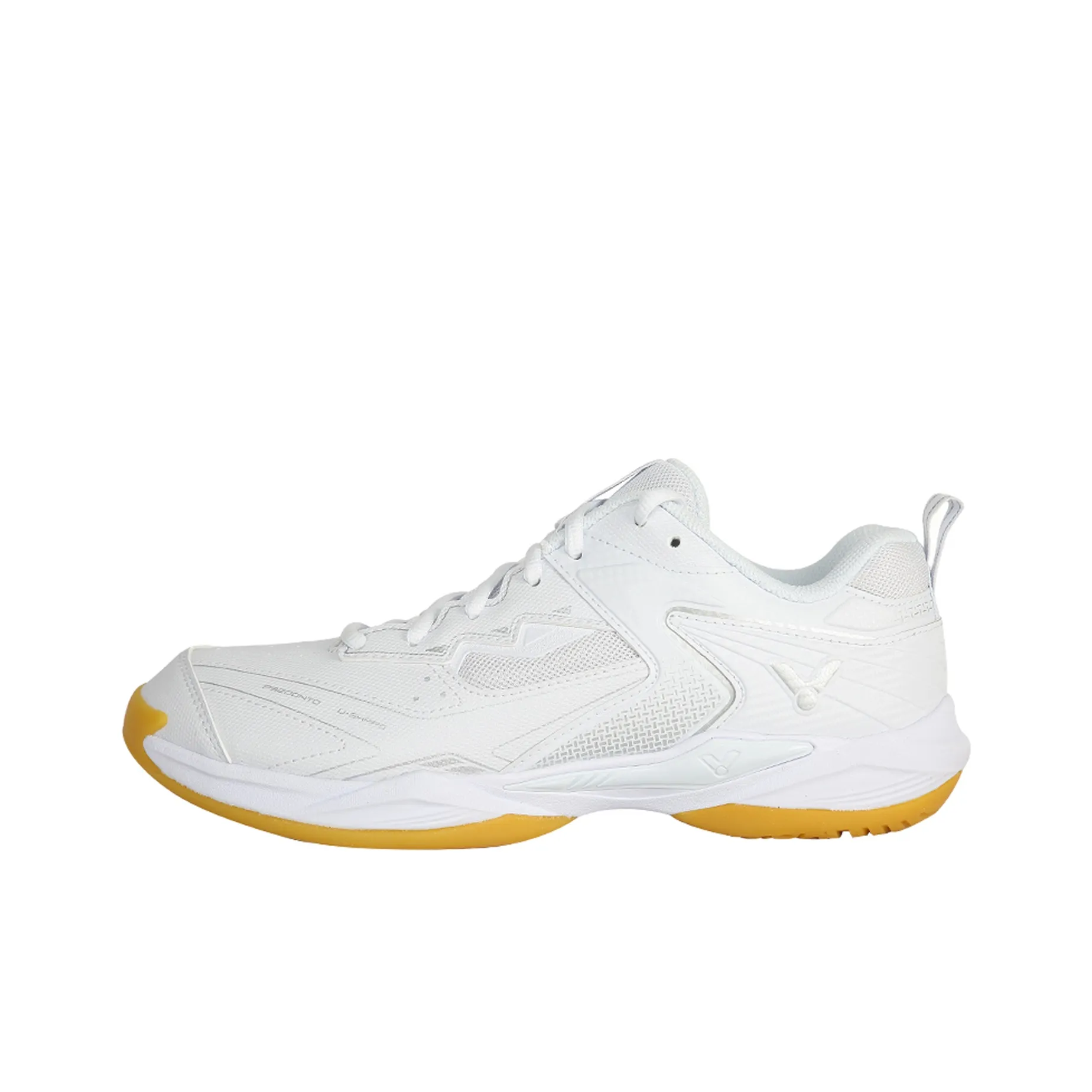 VICTOR Амортизация и устойчивость к истиранию покрытие Низкий топ Обувь для бадминтона Унисекс Жемчужно-белый