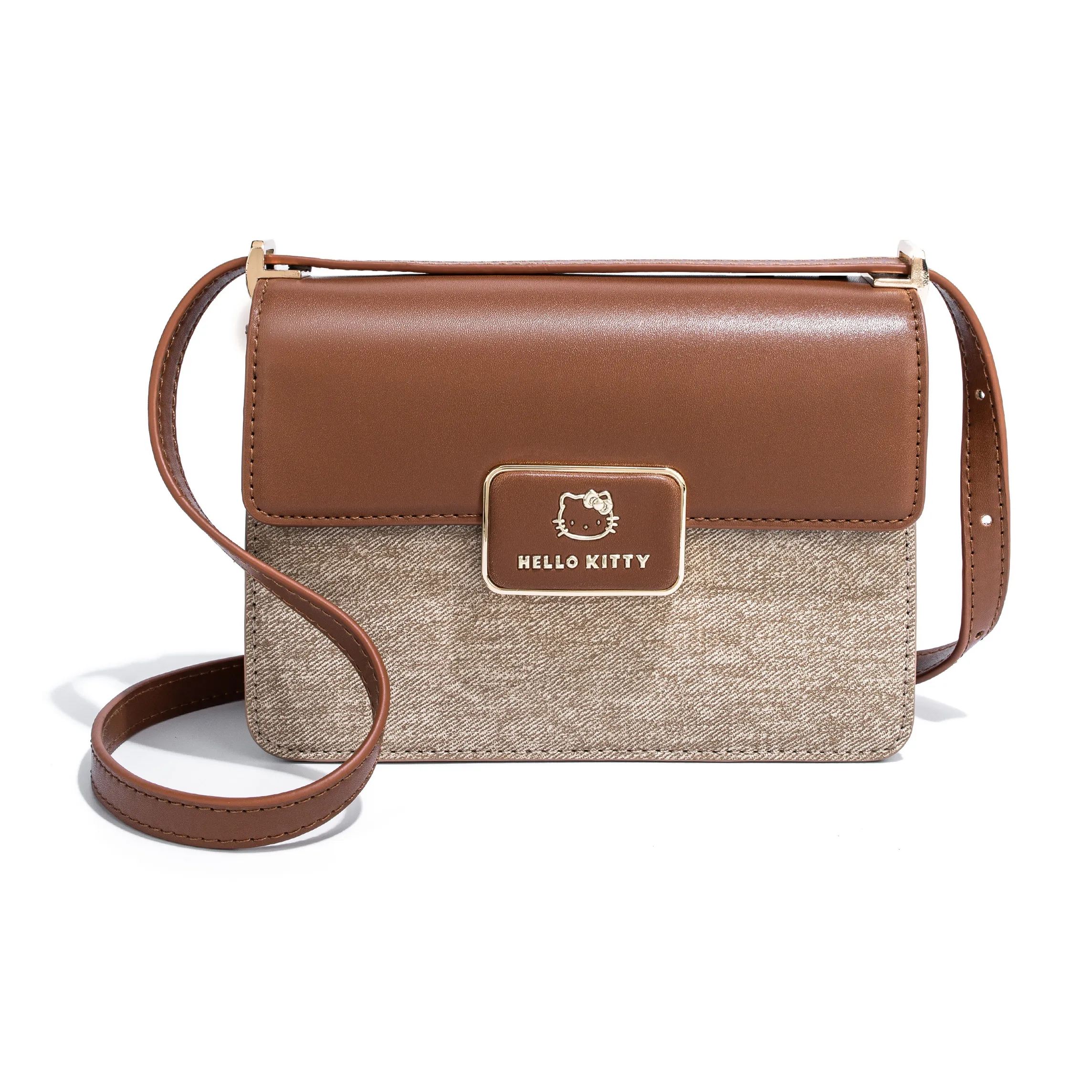 Sanrio Hello Kitty PU (полиуретан) Сумка через плечо Сумка на плечо Женская Коричневый Синий Черный