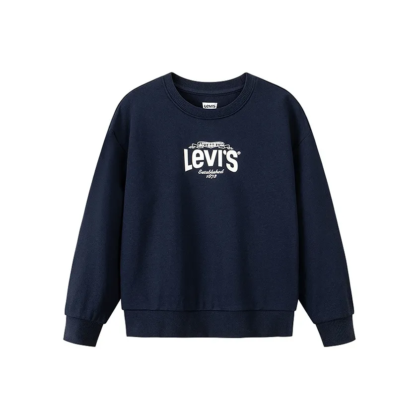 Levi's Пуловер Толстовка Белый Красный Синий Подростки