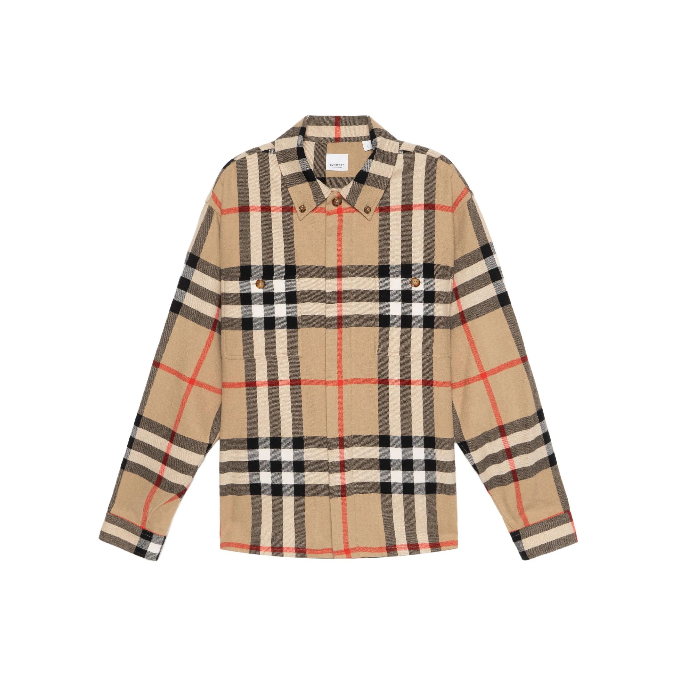 Burberry House Check Wool Cotton Shirt