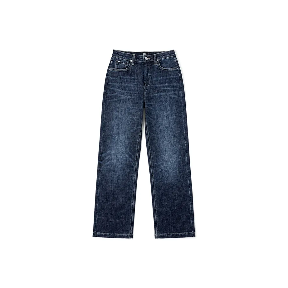 Lee Темно-синий Женские Джинсы