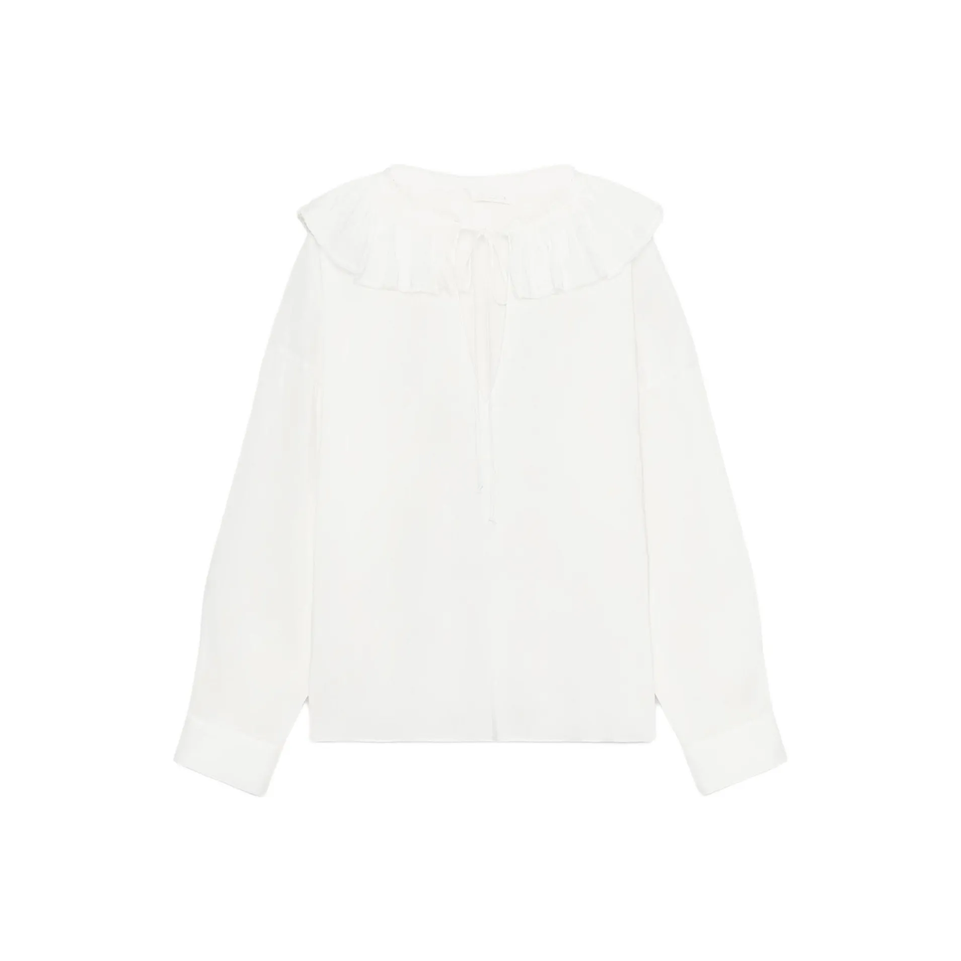 ZARA ZW Series Морозный Белый Женские Рубашки