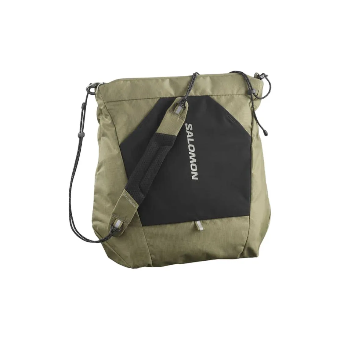 SALOMON Полиамид Водостойкая Ткань Сумка через плечо Сумка на плечо Унисекс Оливково-зеленый и Морской зеленый
