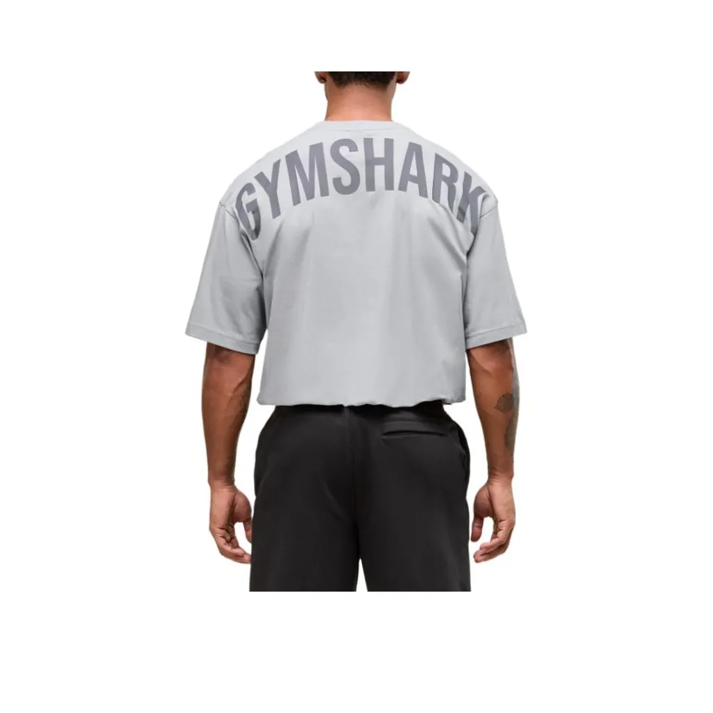 GYMSHARK Дымчато-серый Мужской T-рубашки