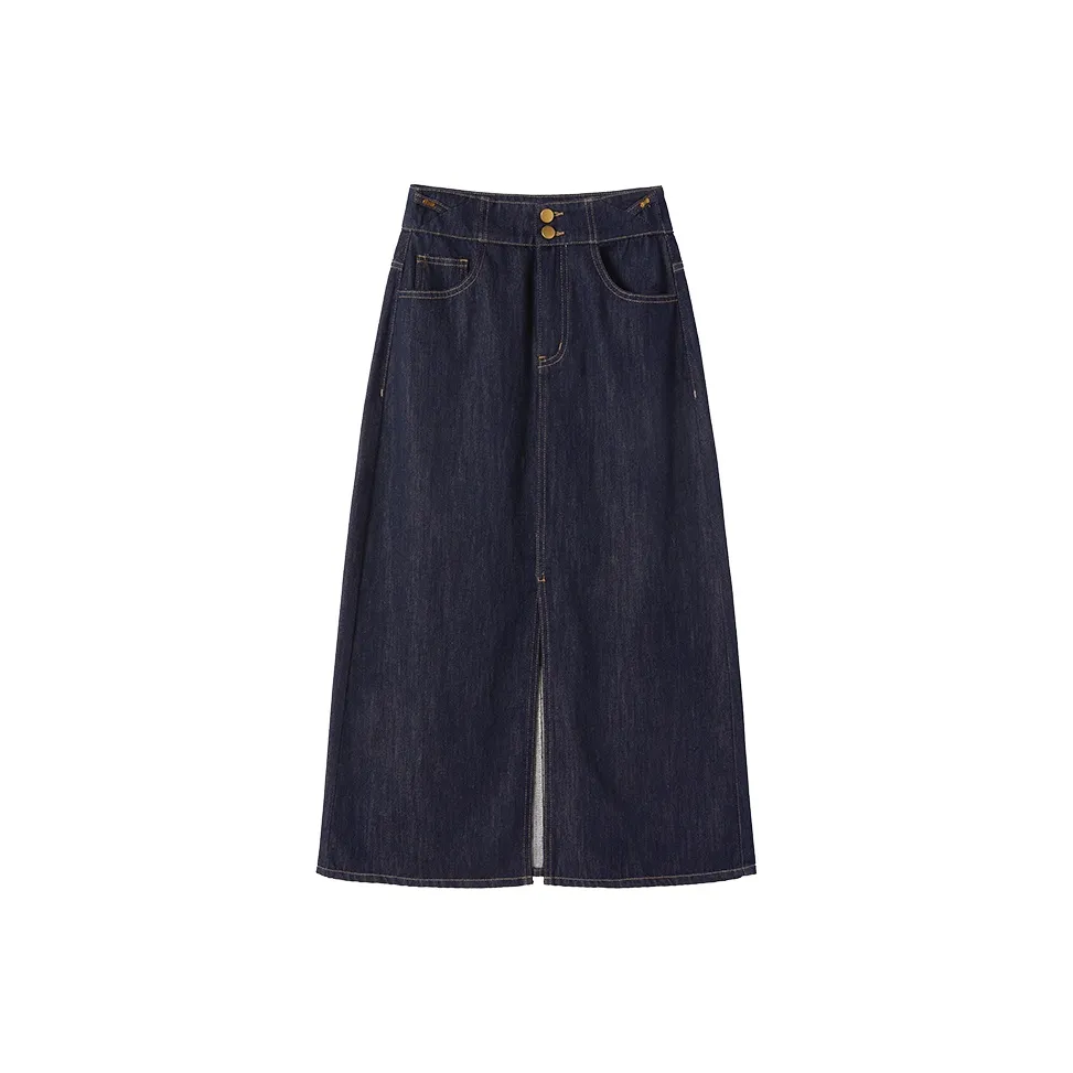 XIANGYING Деним Длинная Юбка Женская