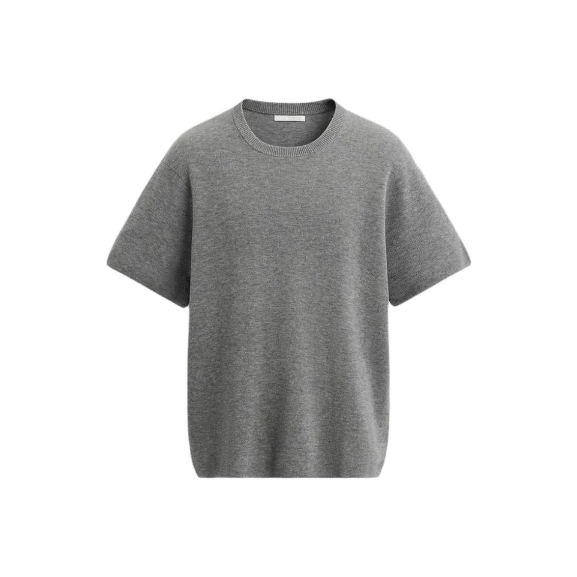 ZARA Зебра с принтом, серый, мужская футболка