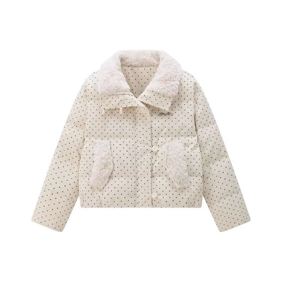 ECNR Белый Женские пуховики