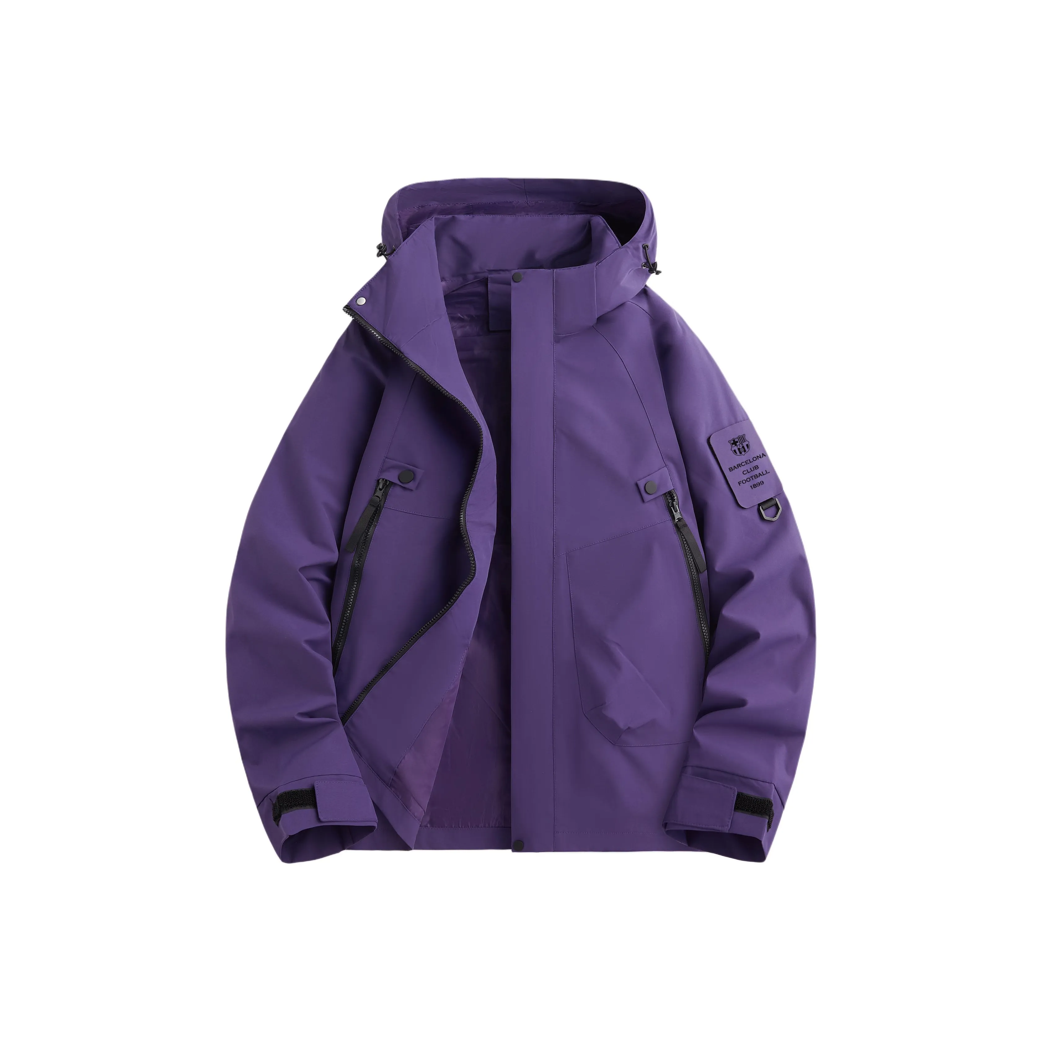 FCB ARCELONA Поход Термический Легкий Дышащий Водонепроницаемый Ветрозащитный Ветровка Унисекс