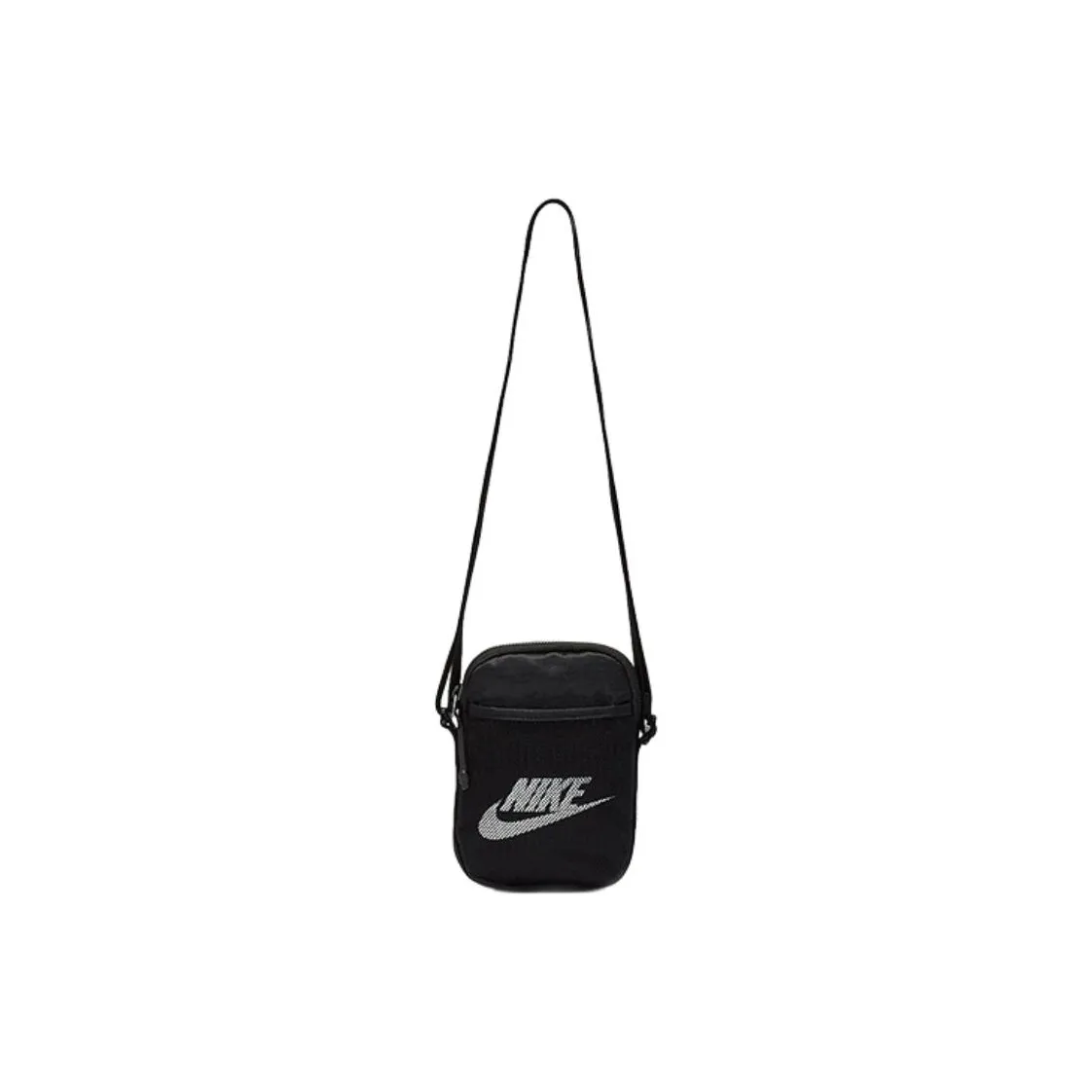 Nike Heritage Polyester Shoulder Bag, Crossbody Bag Trumpets Unisex Black