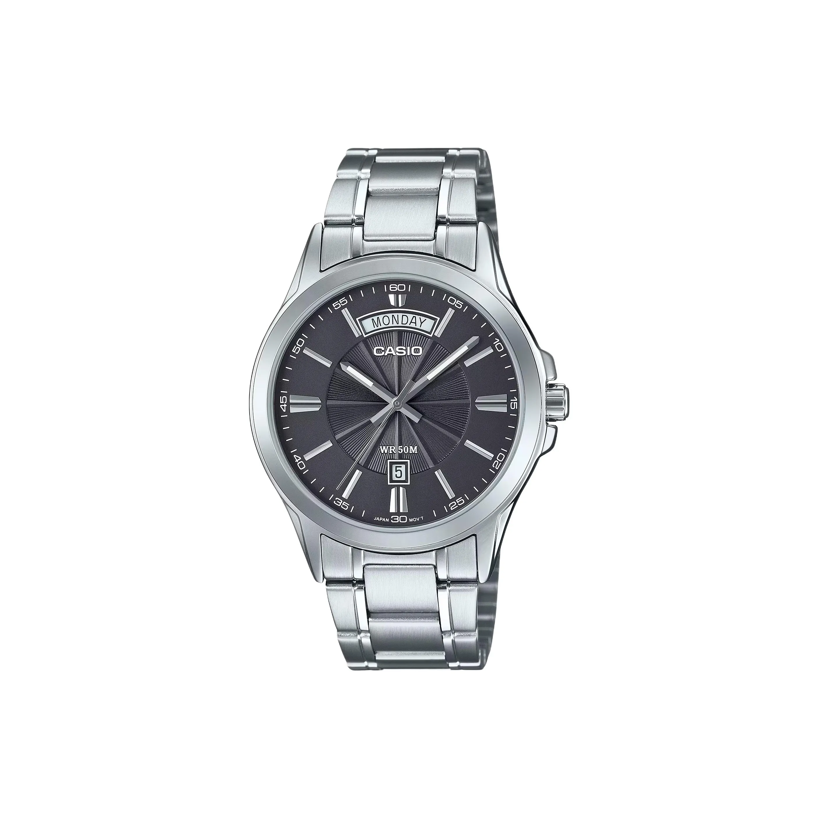 CASIO г Shock Collection Кварцевый механизм Нержавеющая сталь Ремешок Часы Мужские Серый циферблат