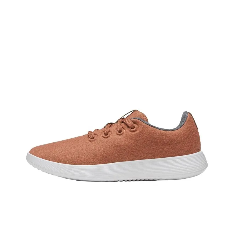 Allbirds Wool Runner NZ Легкий Низкий Топ Повседневная Обувь Женская Вулканы Красный