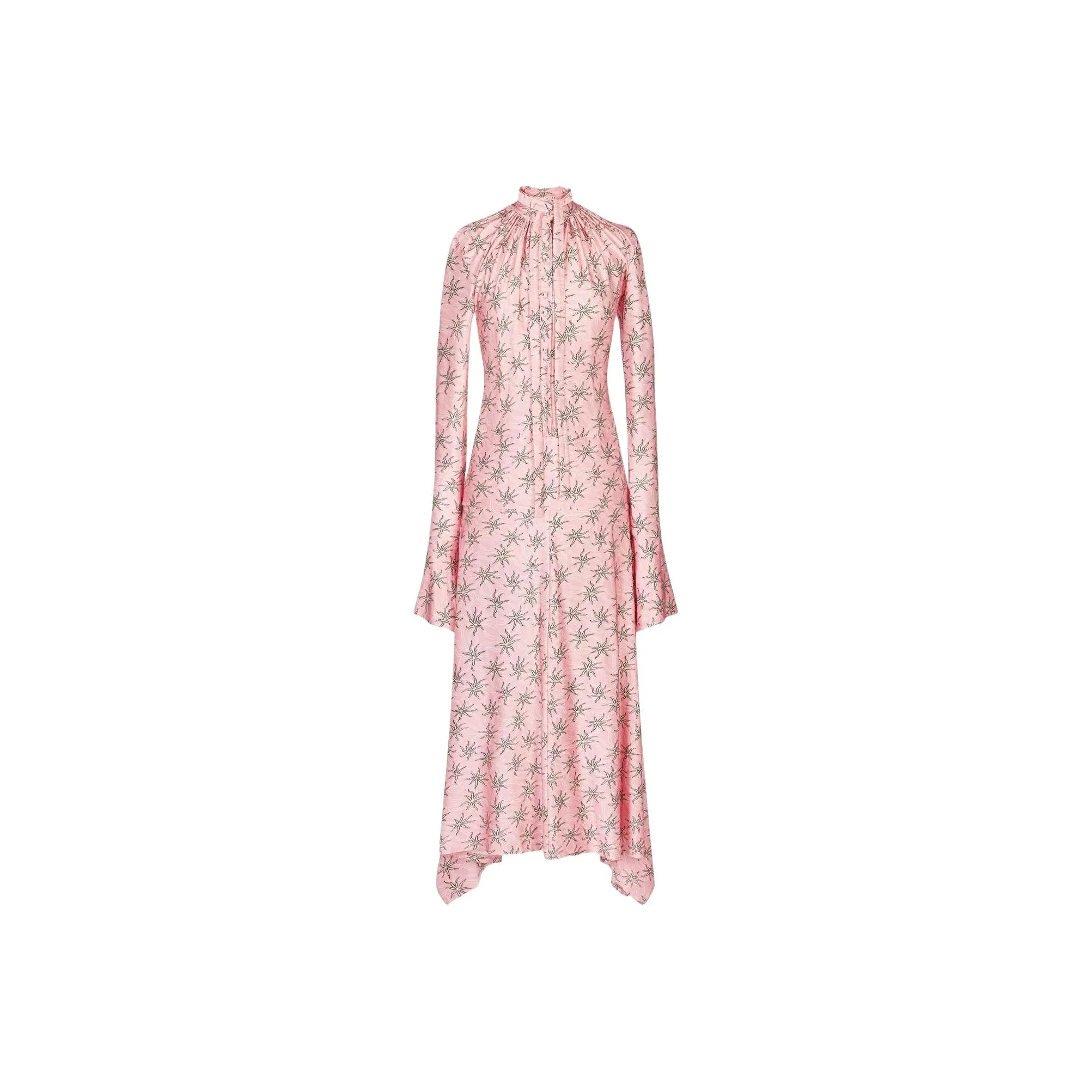 Paco Rabanne Long Sleeved Dresses Women's Pink