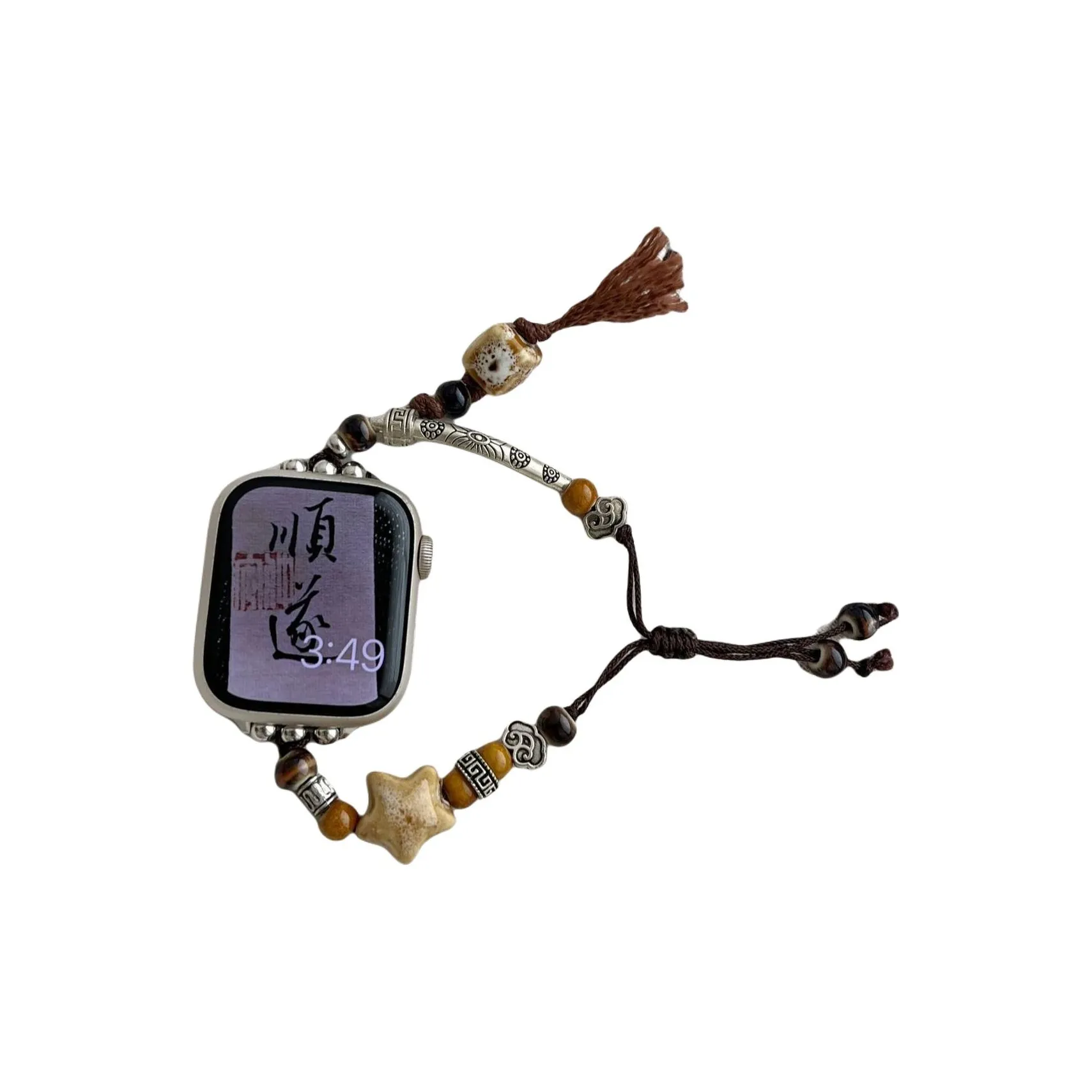 TooGowa Ремешок Apple Совместимость Металл Бусины Материал