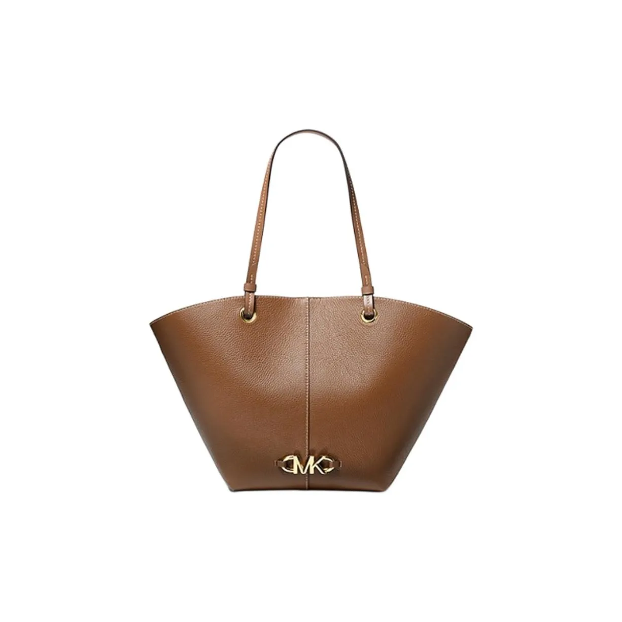 MICHAEL KORS Izzy Кожа Тоут Сумка Сумка для покупок Сумка среднего размера Женская Коричневая