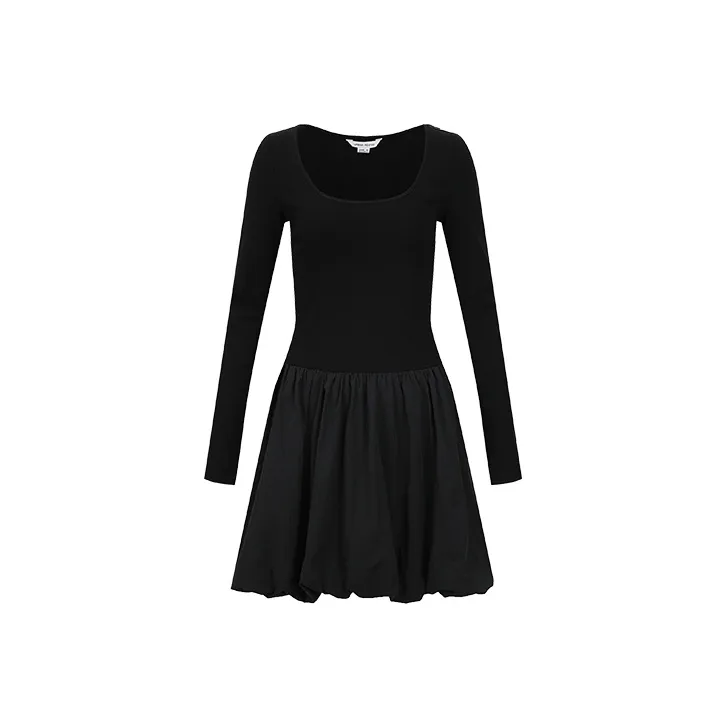 URBAN REVIVO Длинное платье с длинными рукавами женское