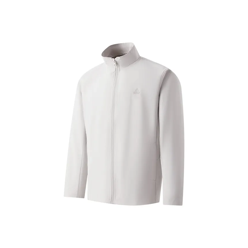 PEAK Тренчкот Мужской Светло-Серебристый Серый