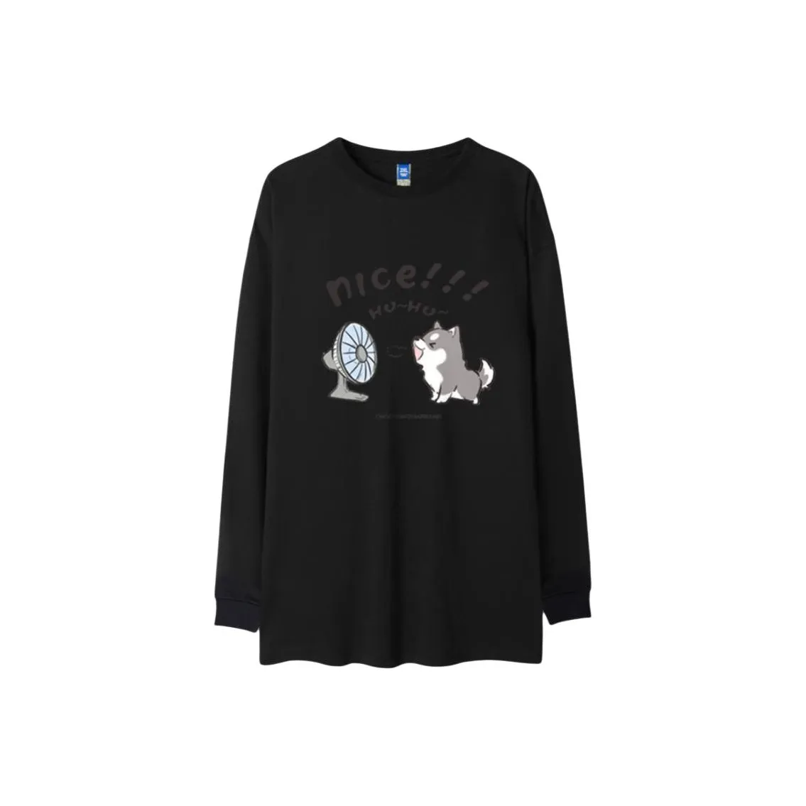 Mo Yan Тяжелый Длинный Рукав Т-Рубашка Мужская