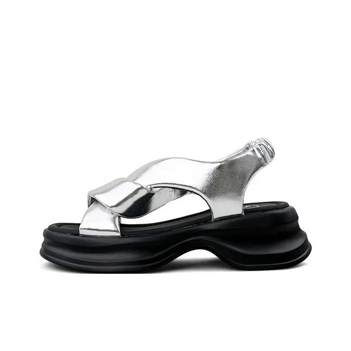 Safiya One Ремешок Сандалии Женские Серебряные