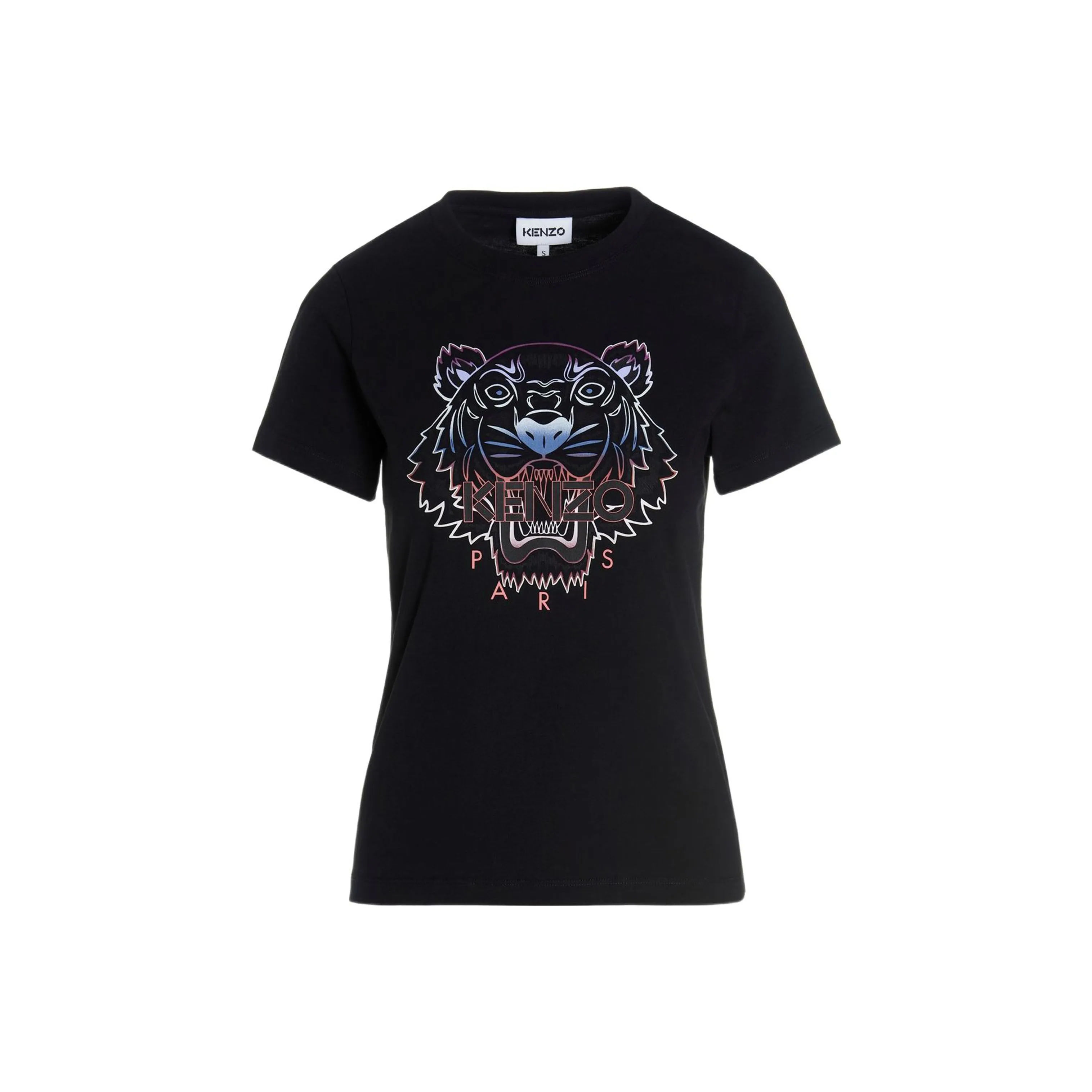 KENZO Classic Tiger Head T Shirts Women's Black