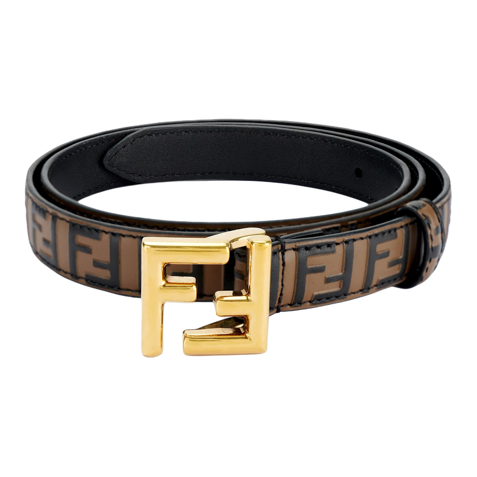 FENDI Logo Detailed Buckled Belt