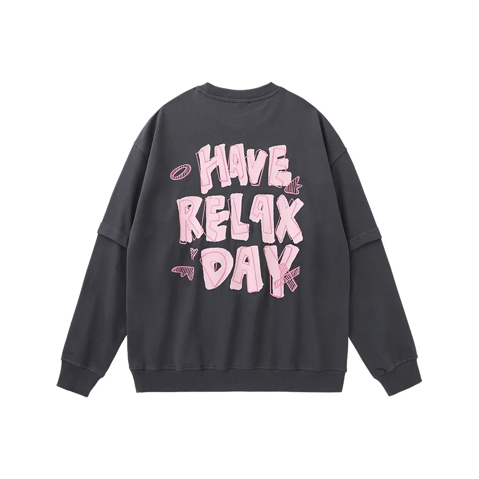 LAMLICKA Серый Унисекс Свитшоты