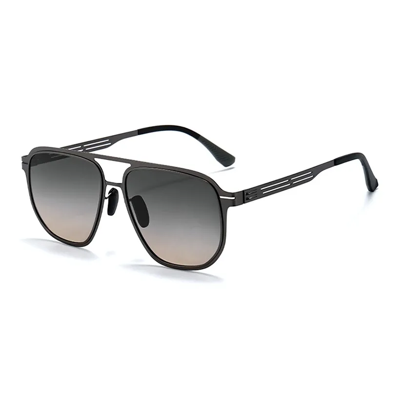 BOELEO Титановый Сплав Aviators Солнцезащитные Очки Мужские