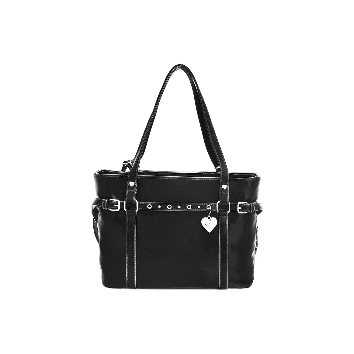 RKM ПУ (полиуретан) Сумка-тоут Сумка через плечо Средняя Женская Черная